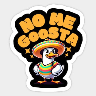 No Me Goosta Sticker